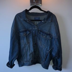 Oversized denim jacket